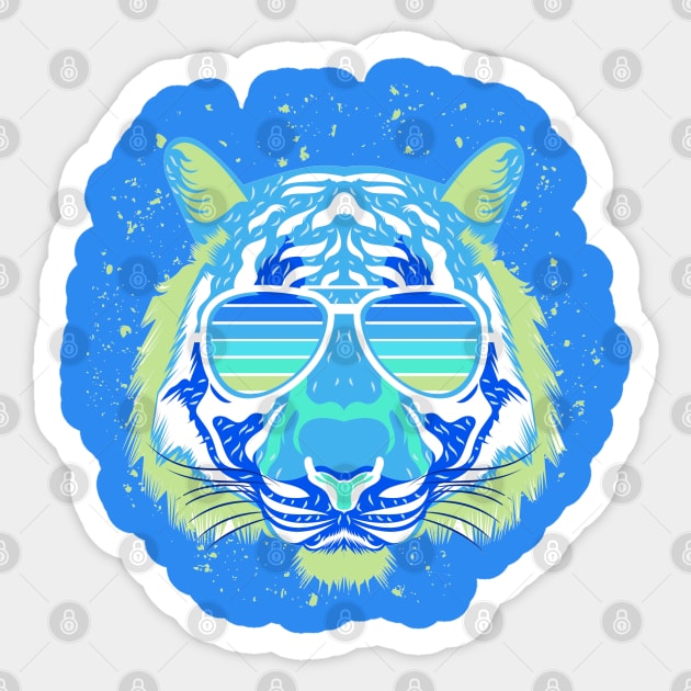 funny tiger Sticker by ChezALi